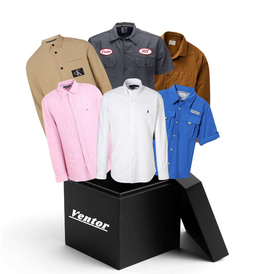 Box chemises de marque + Ralph Lauren | 35 pcs 🌞